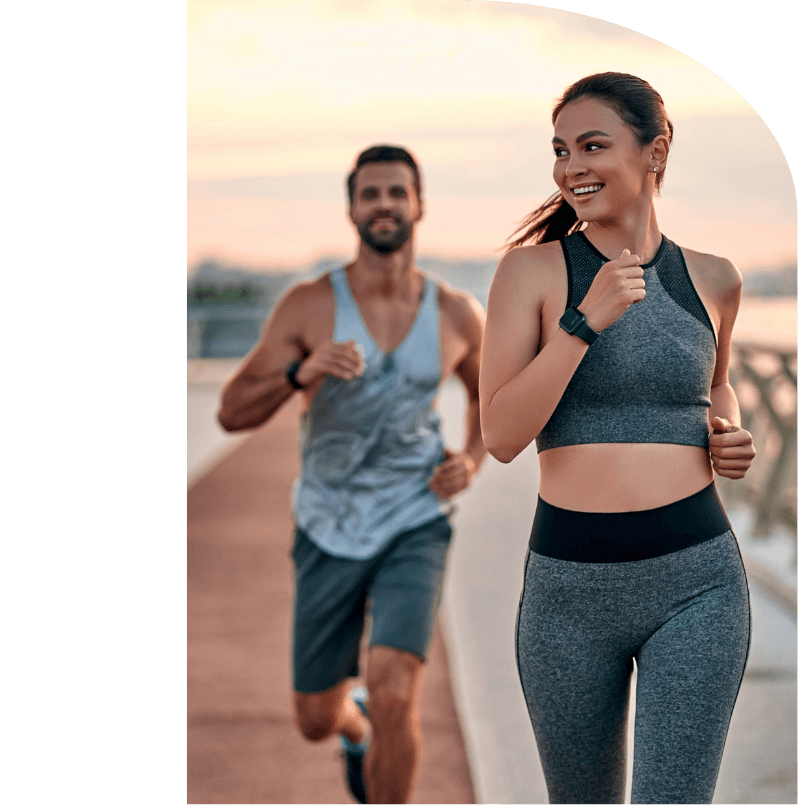 Runners using SonoFit technology